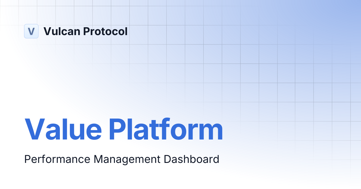 Value Platform | Vulcan Protocol